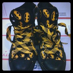 rare Batman print Converse All Star size 7